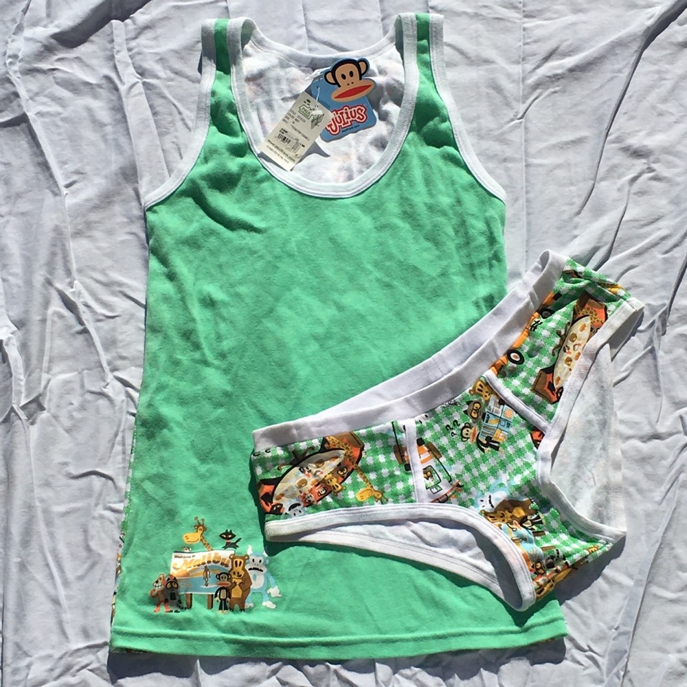 NWT Paul Frank Y2K Tank Top Undies PJ Set